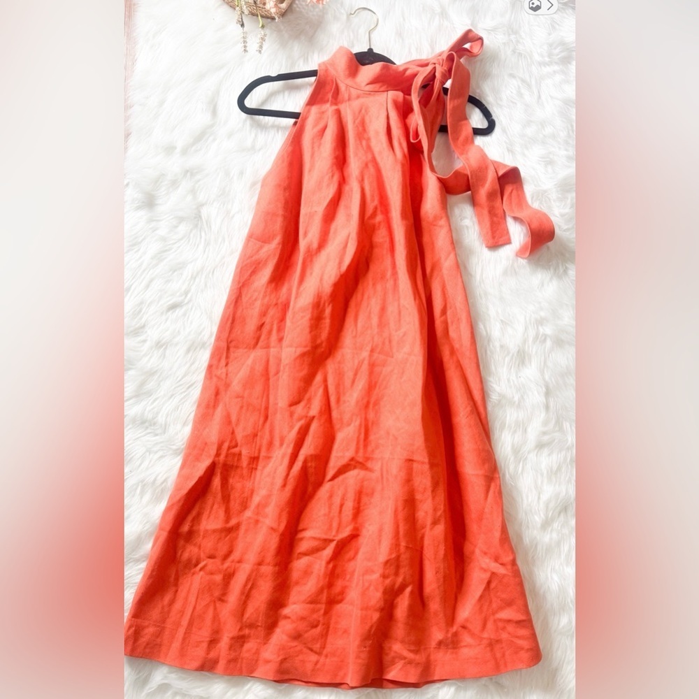 LOULOU LTD linen dress SUM MER medium NWOT